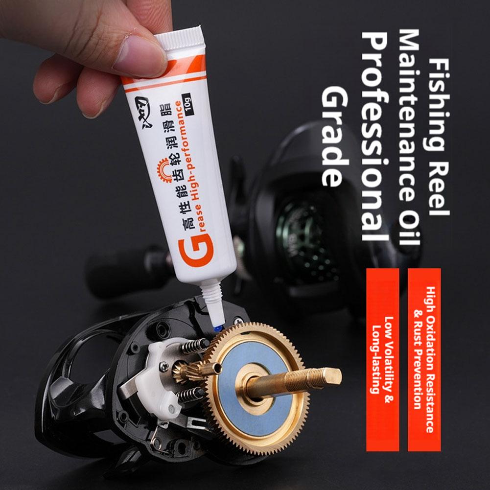 Reel Repair Kit - مجموعة زيت تشحيم لبكرات الصيد، زيت